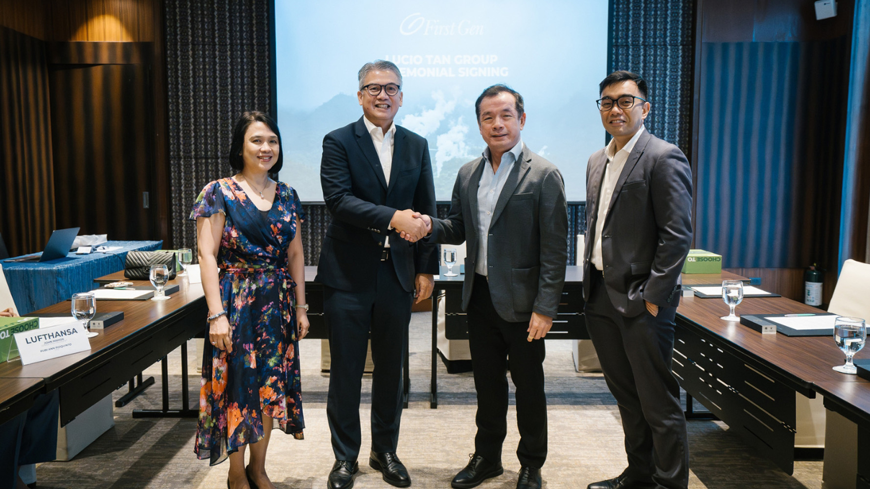 ファーストジェンとイートンの提携式=プレスリリース